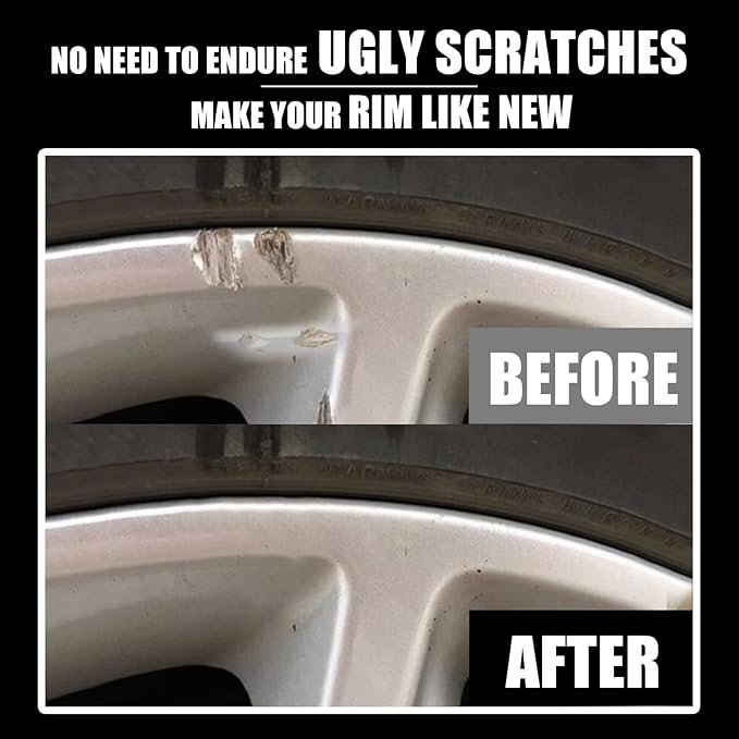 Rim Touch Up Paint - Wheel Repair Kit