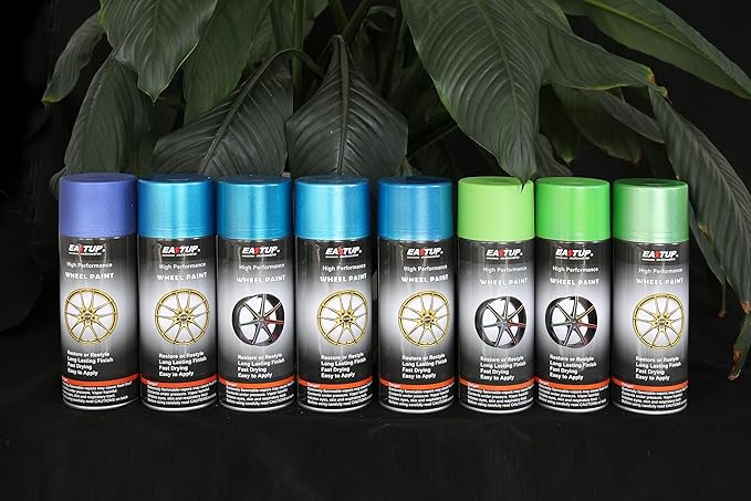 Satin Black Acrylic Enamel Wheel Spray Paint