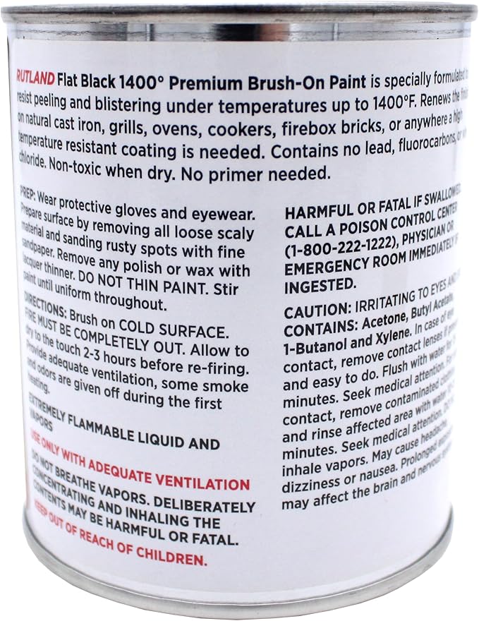 81V Premium 1400 Degree F Hi-Temp Brush-On Paint