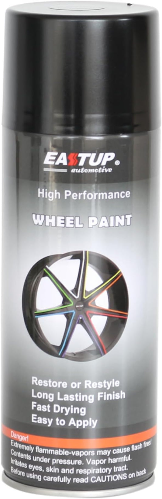 Satin Black Acrylic Enamel Wheel Spray Paint